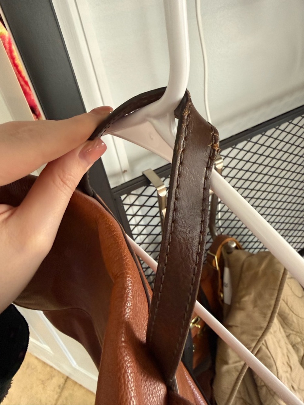 Fossil Cognac Leather Backpack - Picture 4 of 4